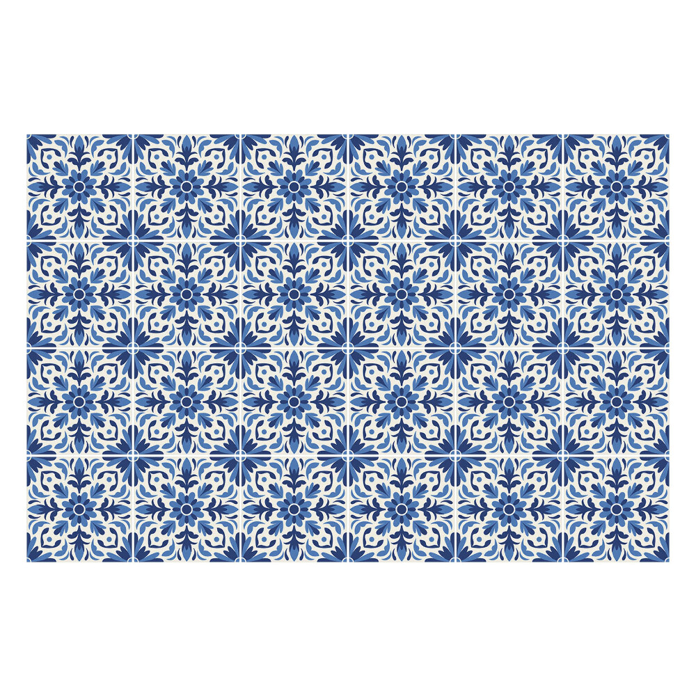 Okleina na płytki Kwiatowy motyw w siatce