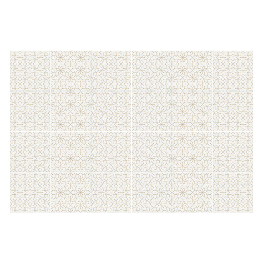 Naklejki samoprzylepne na kafelki Delikatne kwiatowe koła