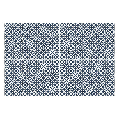 Naklejki na kafelki do kuchni Geometryczne figury w siatce