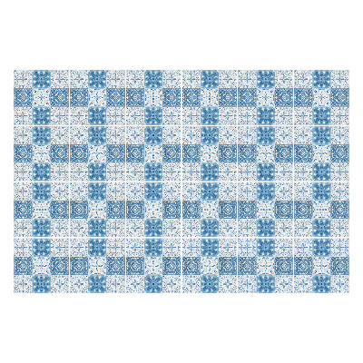 Naklejki na kafelki do kuchni Kafle w błękicie