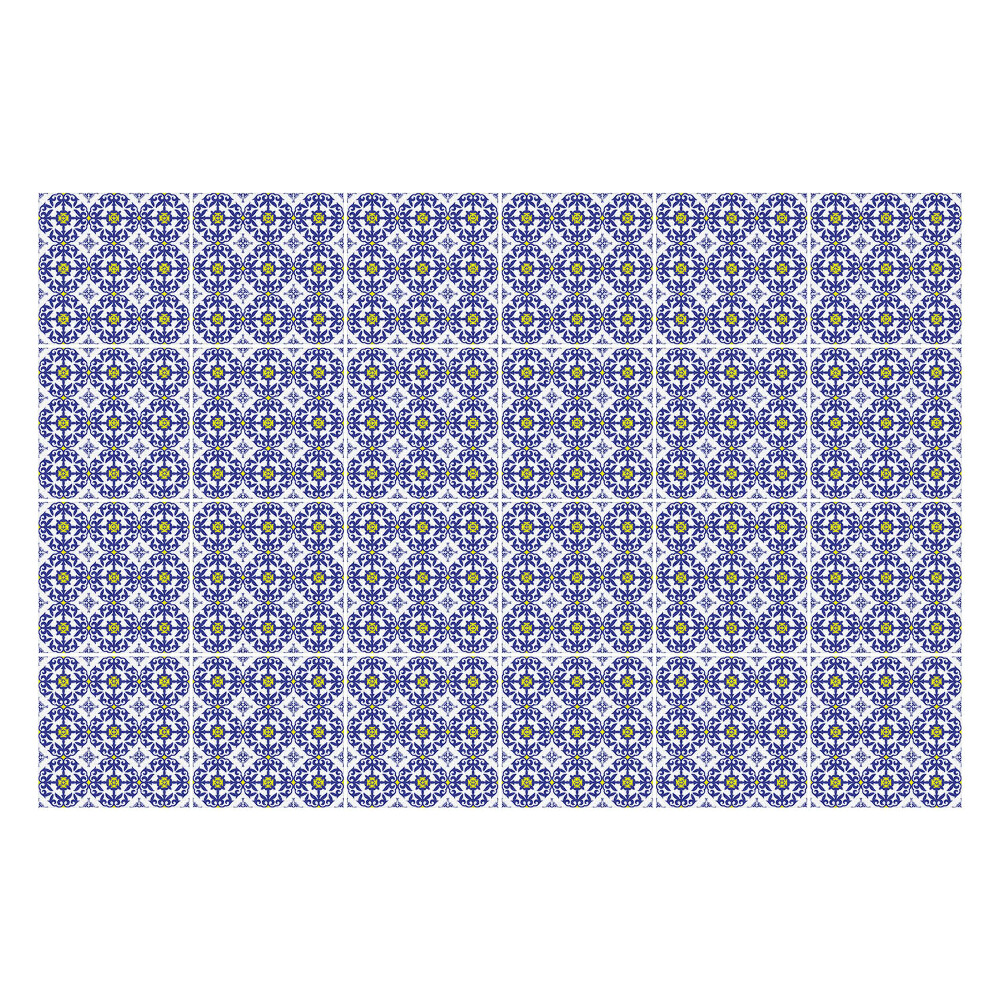 Naklejki samoprzylepne na kafelki Drobno zdobiona mozaika