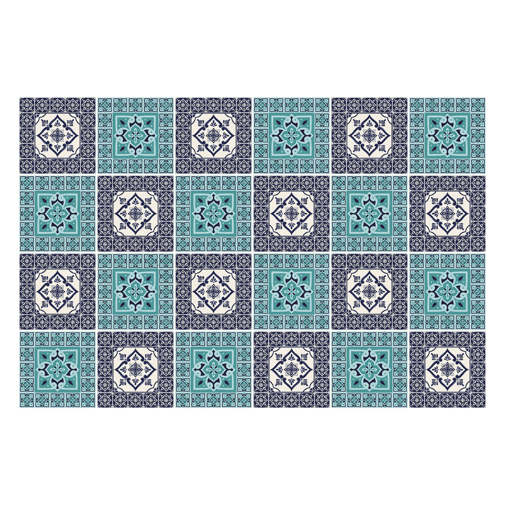 Naklejki na kafelki do kuchni Hiszpańskie zdobione kafle