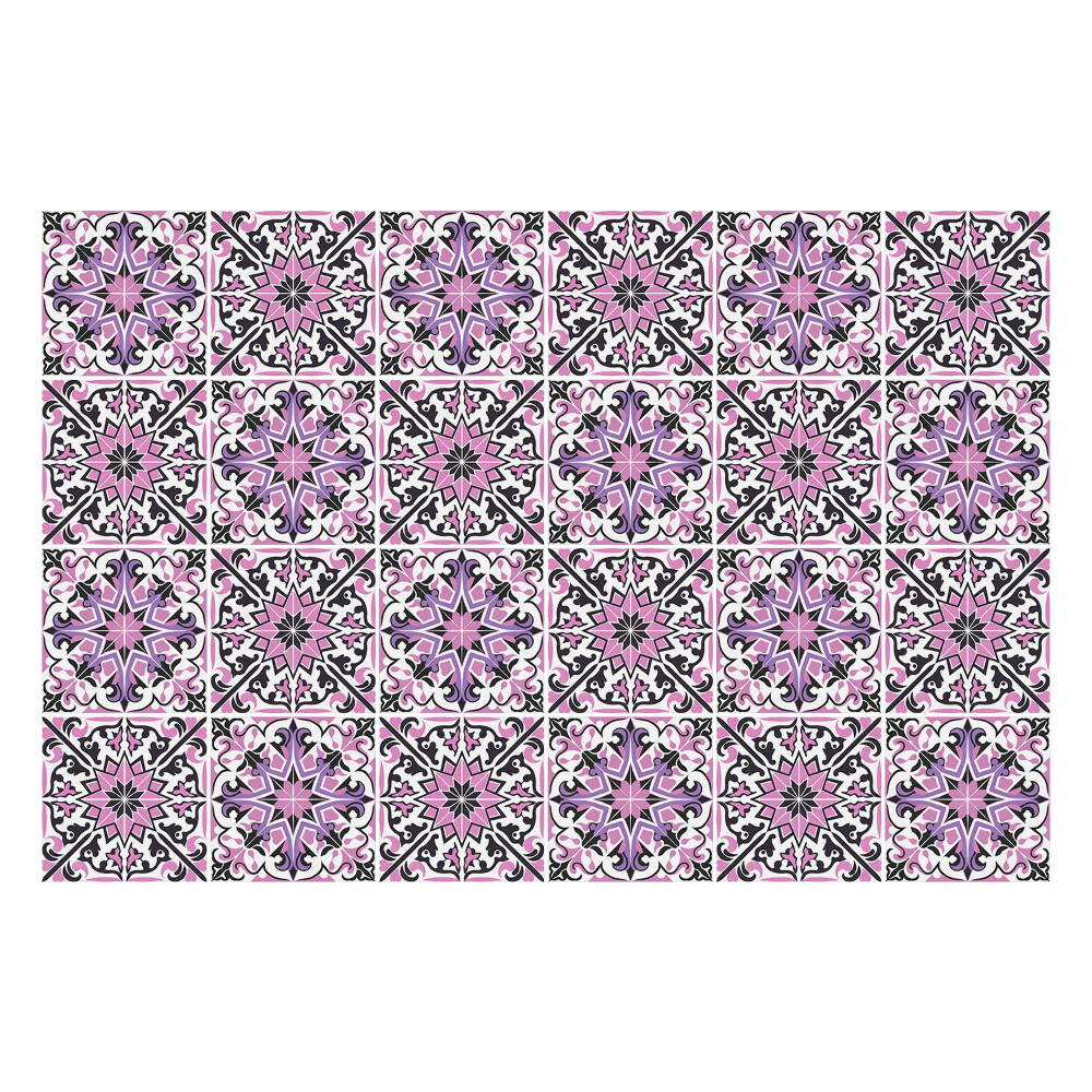 Naklejki samoprzylepne na kafelki Kwiatowe ornamenty w sieci