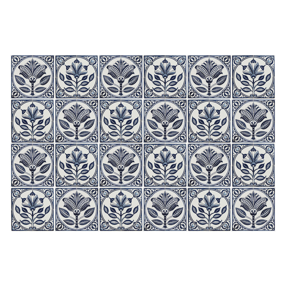 Naklejki na kafelki do kuchni Kwiatowe elementy