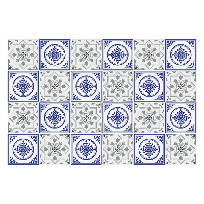 Naklejki na kafelki do kuchni Klasyczne kafle z ornamentami