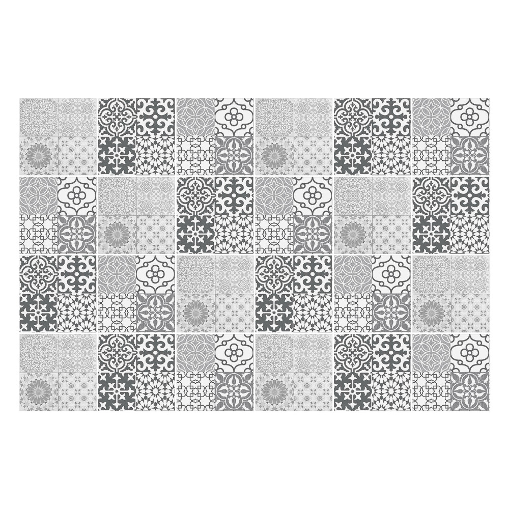 Naklejki samoprzylepne na kafelki Monochromatyczne kafle