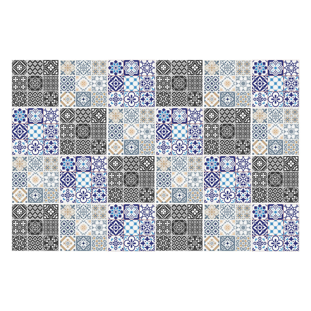 Naklejki na kafelki do kuchni Wielokolorowe kafle