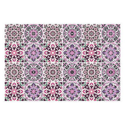 Naklejki na kafelki do kuchni Pastelowa zdobiona mozaika