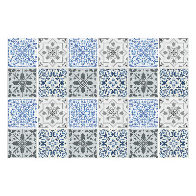 Naklejki samoprzylepne na kafelki Klasyczne kafle z ornamentami