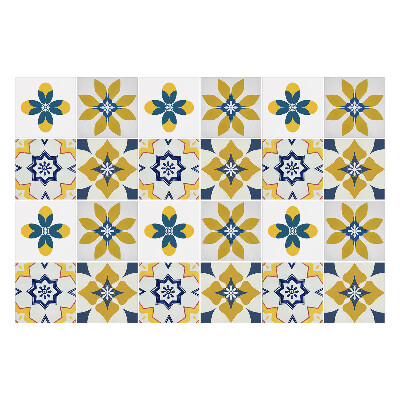 Okleina na płytki Kwiatowe pastelowe motywy