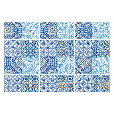 Okleina na płytki Błękitna orientalna kompozycja