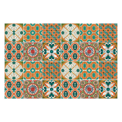 Okleina na płytki Retro vintage kompozycja