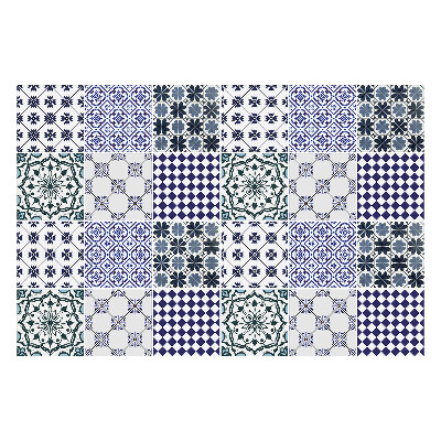 Naklejki samoprzylepne na kafelki Geometryczne motywy kwiatowe