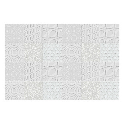 Okleina na płytki Abstrakcyjne fale i kształty