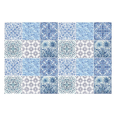 Naklejki samoprzylepne na kafelki Klasyczne kafle z ornamentami