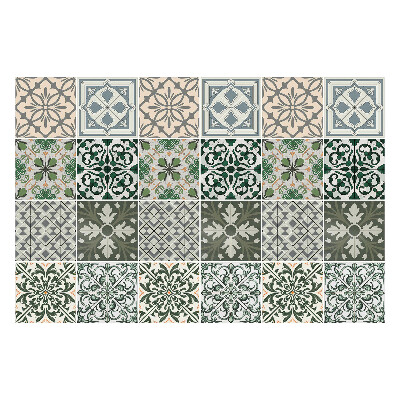 Naklejki samoprzylepne na kafelki Motywy roślinne i geometryczne