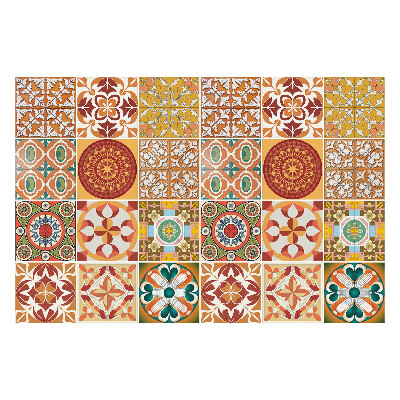 Naklejki samoprzylepne na kafelki Kompozycja orientalna