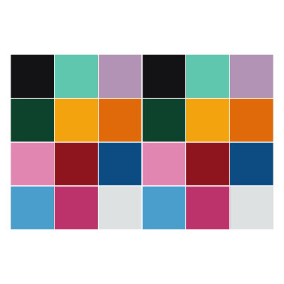 Naklejki samoprzylepne na kafelki Wielobarwne gładkie płytki