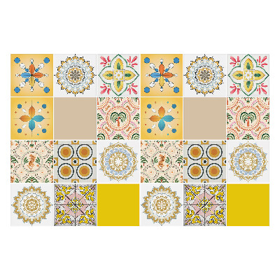 Naklejki samoprzylepne na kafelki Ciekawe motywy roślinne