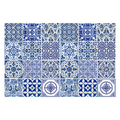 Okleina na płytki Kwiatowe i geometryczne motywy