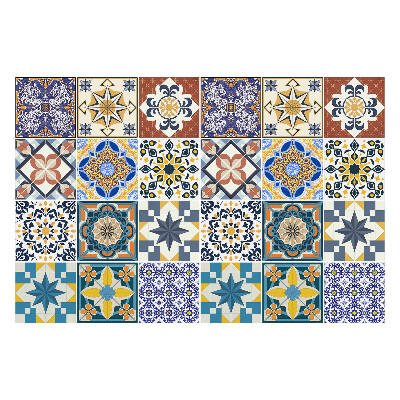 Naklejki samoprzylepne na kafelki Kafle z ozdobnymi motywami