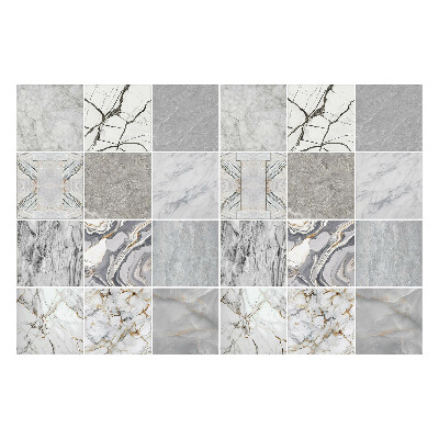 Naklejki na kafelki do kuchni Eleganckie marmurowe motywy
