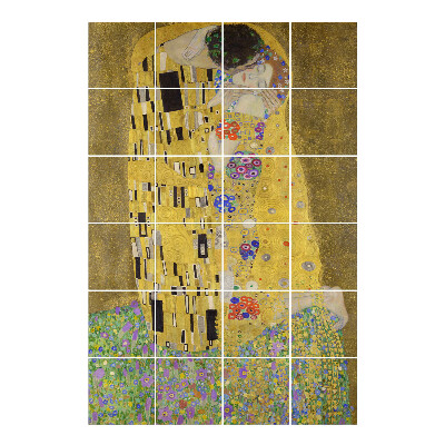 Naklejki na kafelki Zakochani w objęciach