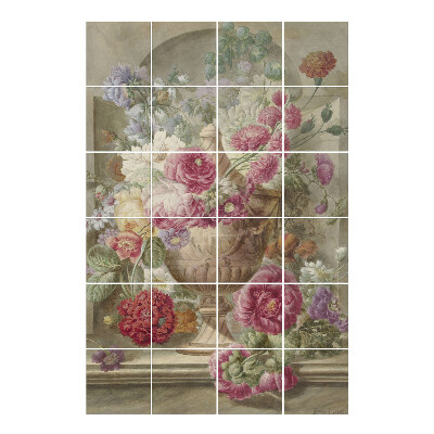 Naklejki na płytki Kwiaty w wazonie