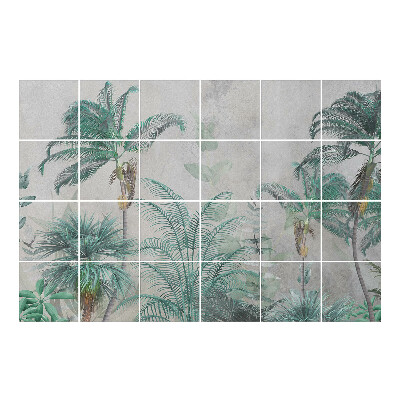Naklejki na płytki Tropikalna dżungla