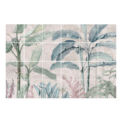 Naklejki na płytki Tropikalna roślinność