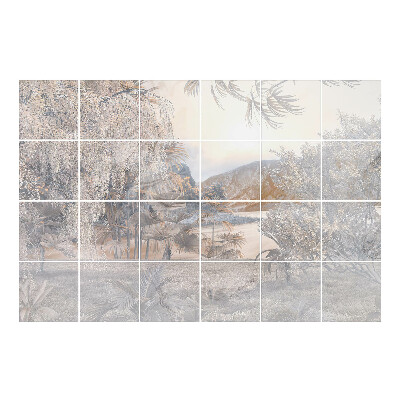 Naklejki na kafelki Sielankowy krajobraz natury