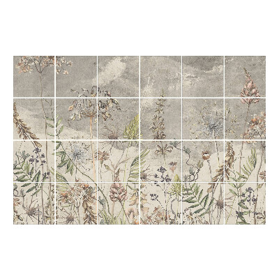 Naklejki na płytki Kwiatowe motywy natury