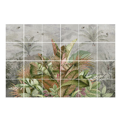 Naklejki na kafelki Tropikalna roślinność