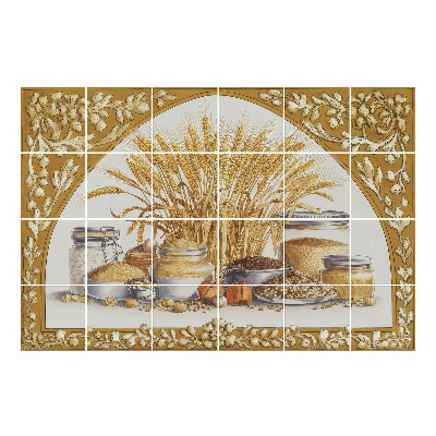 Naklejki na kafelki Zbiory zbożowe i nasiona