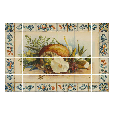Nalepki na kafelki Martwa natura z owocami