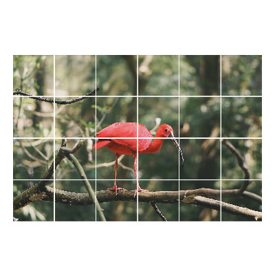 Nalepki na kafelki Ibis na gałęzi