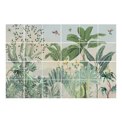 Naklejki na płytki Tropikalna roślinność