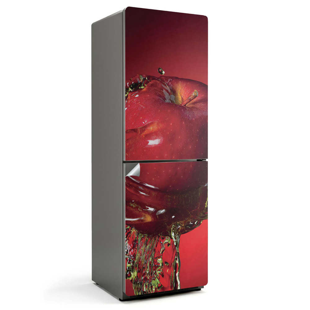 Nalepka na lodówkę Soczyste jabłko w wodzie