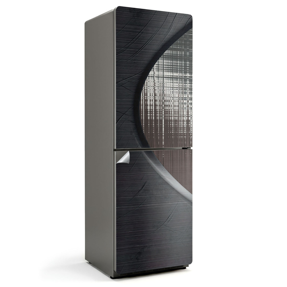 Okleina na lodówkę Abstrakcyjny wzór z falami