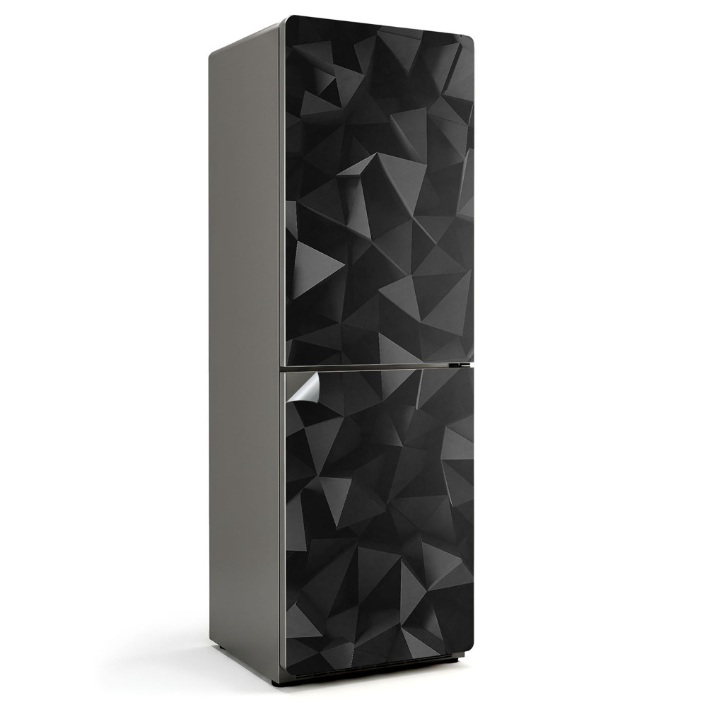 Okleina na lodówkę Geometria trójwymiarowa
