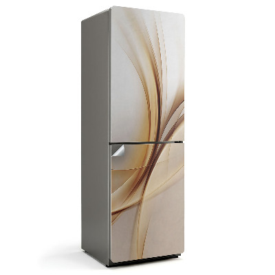 Naklejka na lodówkę Abstrakcyjne fale i linie