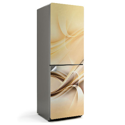 Naklejka na lodówkę Abstrakcyjne fale i linie