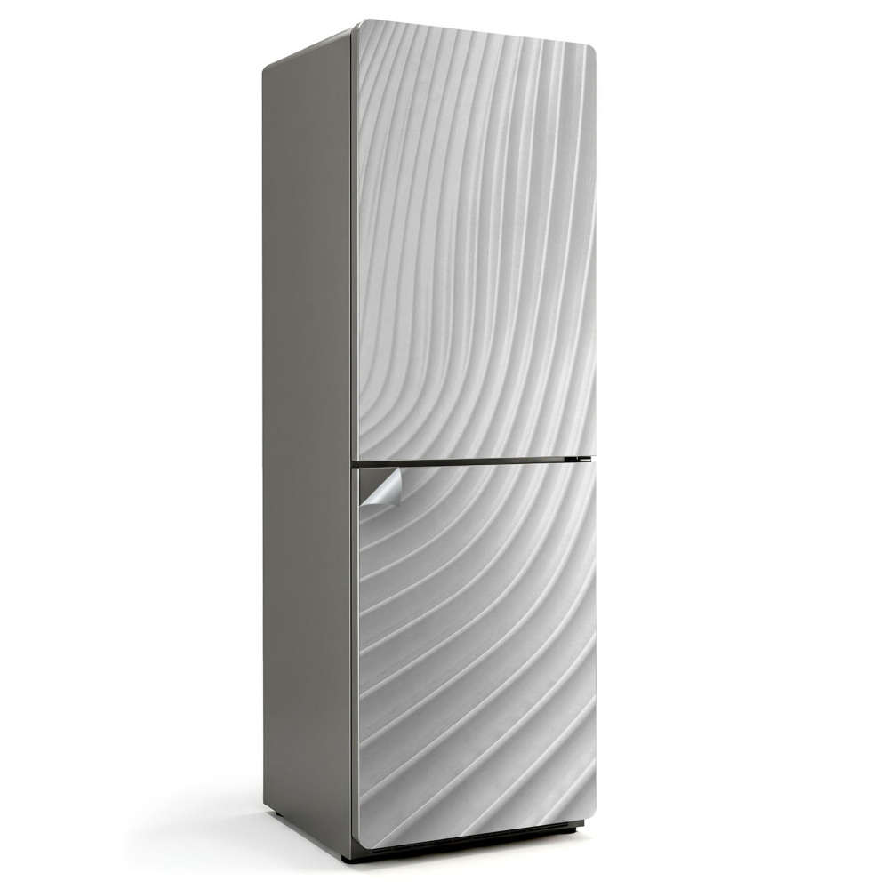 Nalepka na lodówkę Fale w minimalistycznym stylu