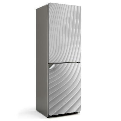 Nalepka na lodówkę Fale w minimalistycznym stylu