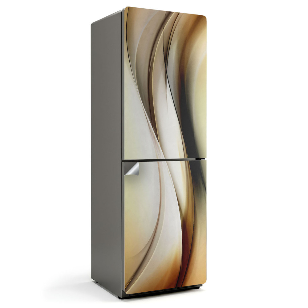 Naklejka na lodówkę Abstrakcyjne fale wzoru