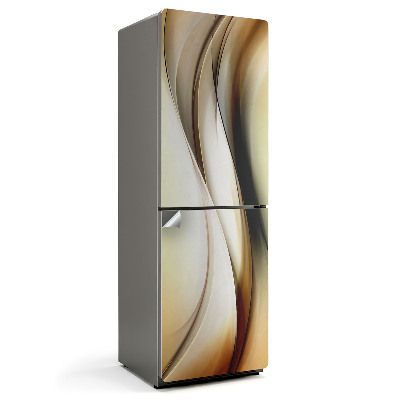 Naklejka na lodówkę Abstrakcyjne fale wzoru