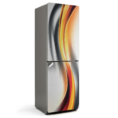 Okleina na lodówkę Dynamiczne fale w ruchu