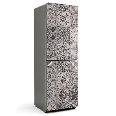 Nalepka na lodówkę Wzory mozaikowe na płytkach