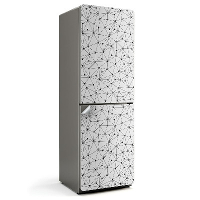 Okleina na lodówkę Geometria linii i punktów