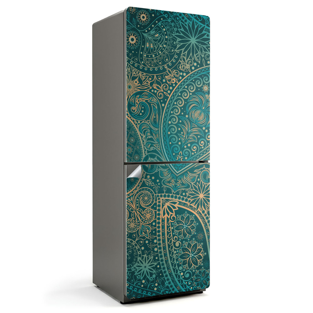 Naklejka na lodówkę Orientalny wzór etniczny